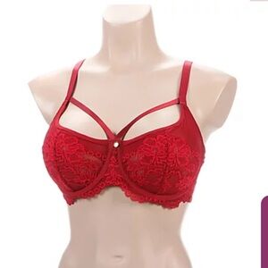 Pour Moi underwire lace cage bra